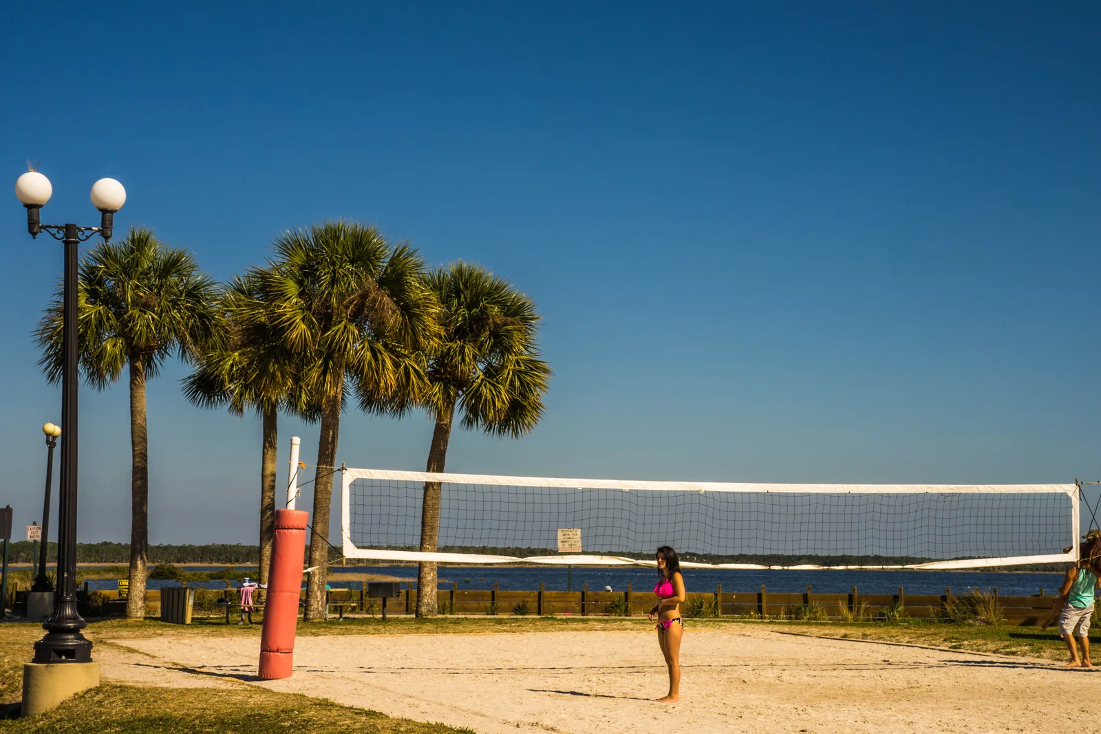 Gulf Coast beach landscape about 15 minutes from Heritage Springs Trinity toward Tarpon Springs